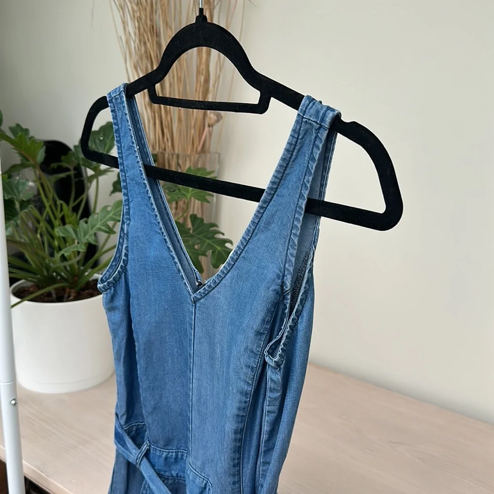 Amour Vert Gisela Chambray Jumpsuit - Picture 8 of 11